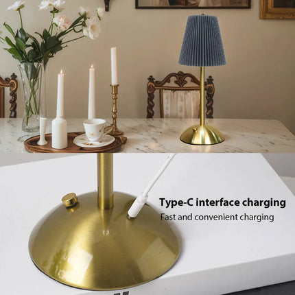 Wiederaufladbare LED-Tischlampe – Touch, kabelloses Nachtlicht für Bar & Restaurant