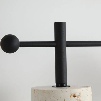 Moderne Steintischlampe – Klarglas & G9-Leuchtmittel