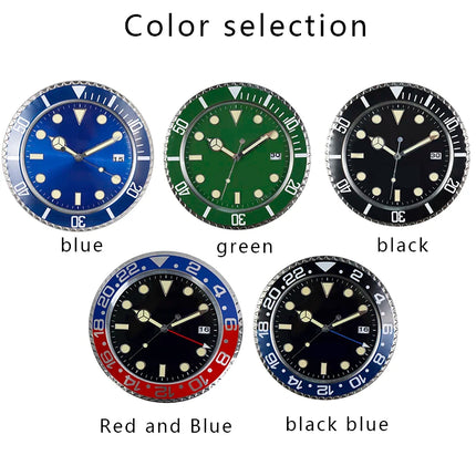 Moderne Kunst-Wanduhr – Leuchtendes Digitaldesign