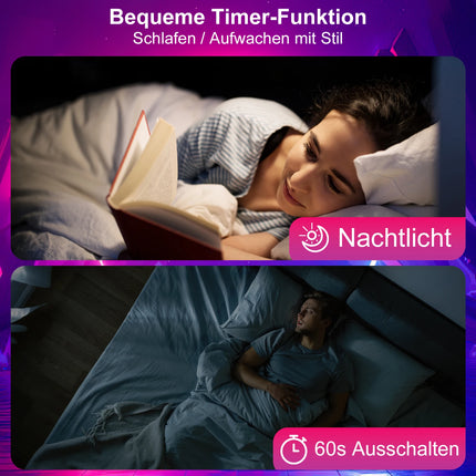 Oeegoo Smarte RGB-Deckenleuchte – 24W, App + Fernbedienung“