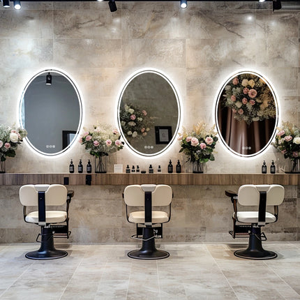 Ovaler LED-Badezimmerspiegel – Anti-Beschlag & Dimmbar