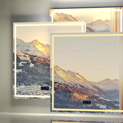 LED-Badezimmerspiegel 80 cm mit Bluetooth & Anti-Beschlag