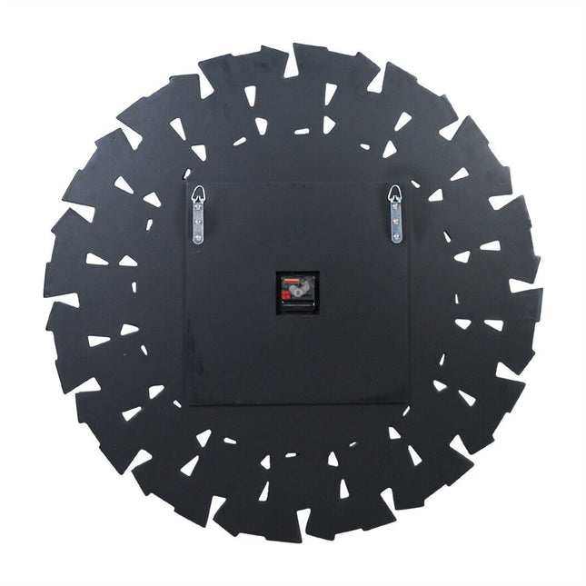 Moderne 3D Sunburst Wanduhr – Wohn- und Esszimmerdeko