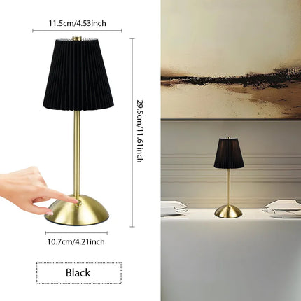Wiederaufladbare LED-Tischlampe – Touch, kabelloses Nachtlicht für Bar & Restaurant